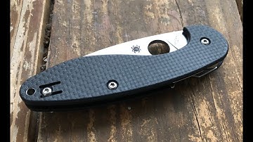 Spyderco Sliverax Followup: Yeah, that