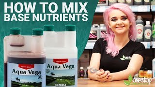 How To Mix Base Nutrients (Hydroponics)