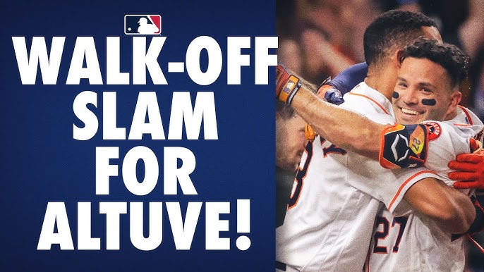 Astros' Jose Altuve hits walk-off HR vs. Yankees, has shirt ripped off