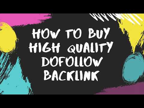 Buy Quality DoFollow Backlinks: High DA And PR Sites