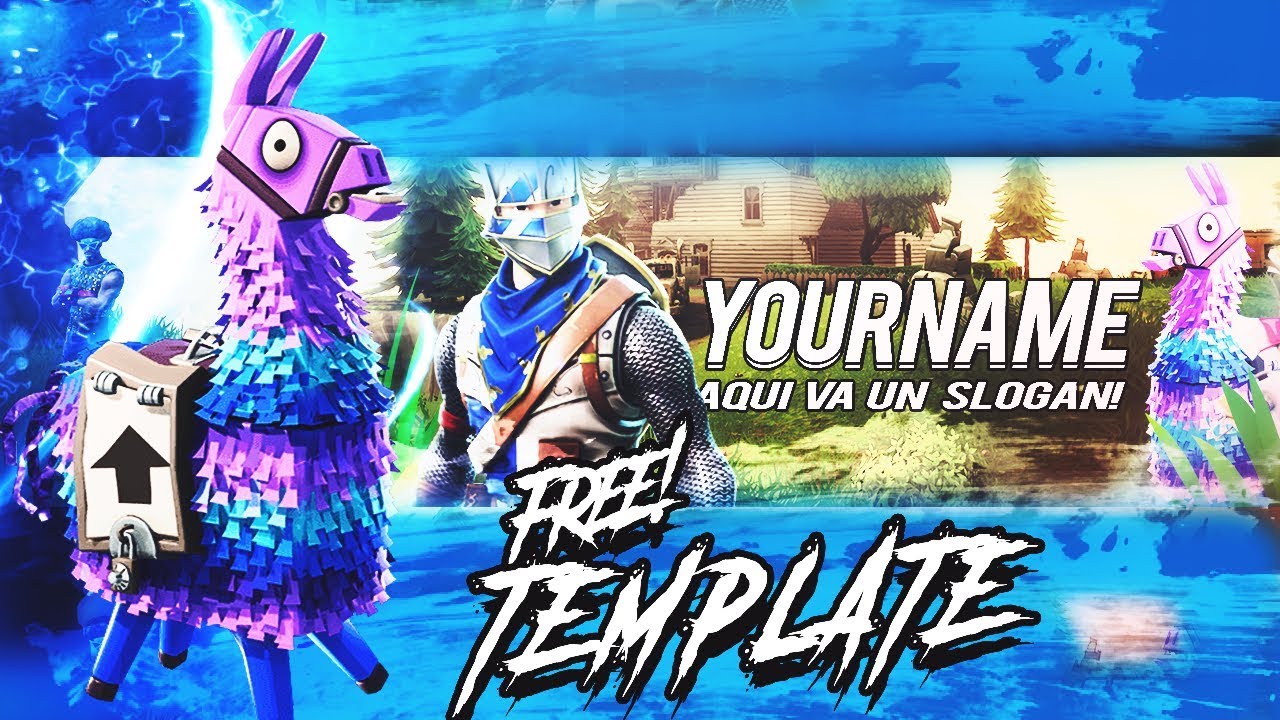 Free Template De Fortnite Banner De Yt Doovi