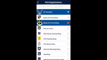 Add a Favorite to USAF Connect