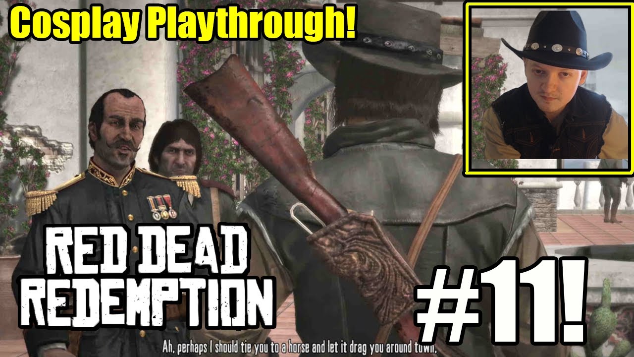 John Meets Colonel Allende The Brutal Governor- Red Dead Redemption 1 PS4 Part 11