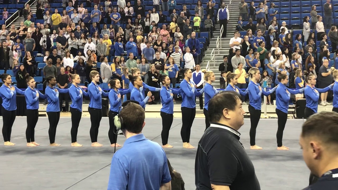 Margzetta Performing National Anthem At Meet The Bruins YouTube
