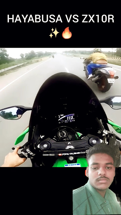 ZX10R vs HAYABUSA 🔥#zx10r #greenscreen #hayabusa#youtubeshorts #automobile