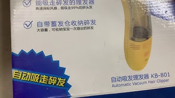 Tông đơ cắt tóc trẻ em an toàn, hút tóc