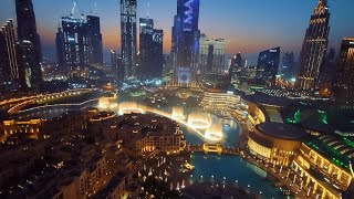 Dubai fountain from my 32 floor hotel room // Dubai Life// Hindi vlog