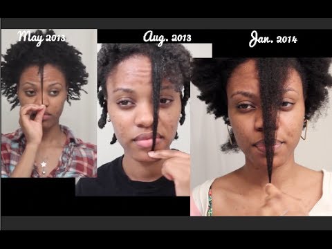 1 Year Natural Hair Growth 4c Hair Youtube