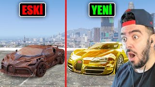 Eski Arabayi Trilyonluk Altin Bugatti Yaptim - Gta 5 Mods