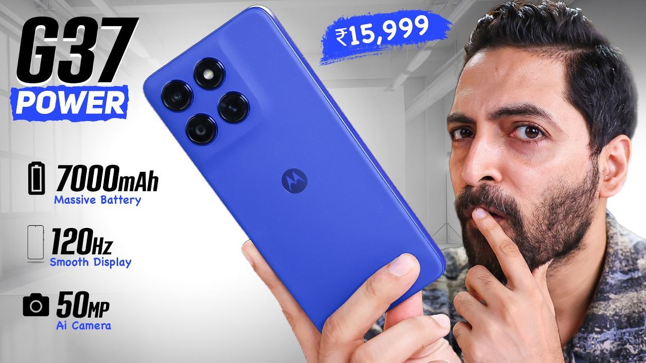 Motorola G37 Power : New Budget 5G Phone Under ₹15,999 ✅