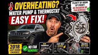 2016-2021 Jeep Grand Cherokee Water Pump & Thermostat Replacement DIY