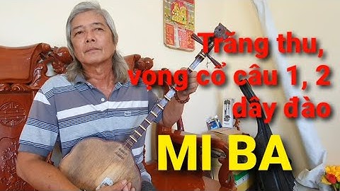 Độc tấu đàn sến bài Trăng thu và vọng cổ câu 1, 2 (dây đào)
