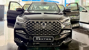 New 2025 SsangYong Rexton 4WD Black Edition: Full-Size Luxury & Powe | Interior and Exterior