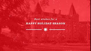 UWinnipeg Holiday Message 2018