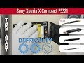 How to disassemble 📱 Sony Xperia X Compact F5321 Take apart Tutorial