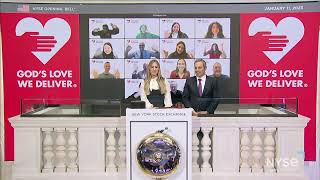 God's Love We Deliver Virtually Rings The Opening Bell®