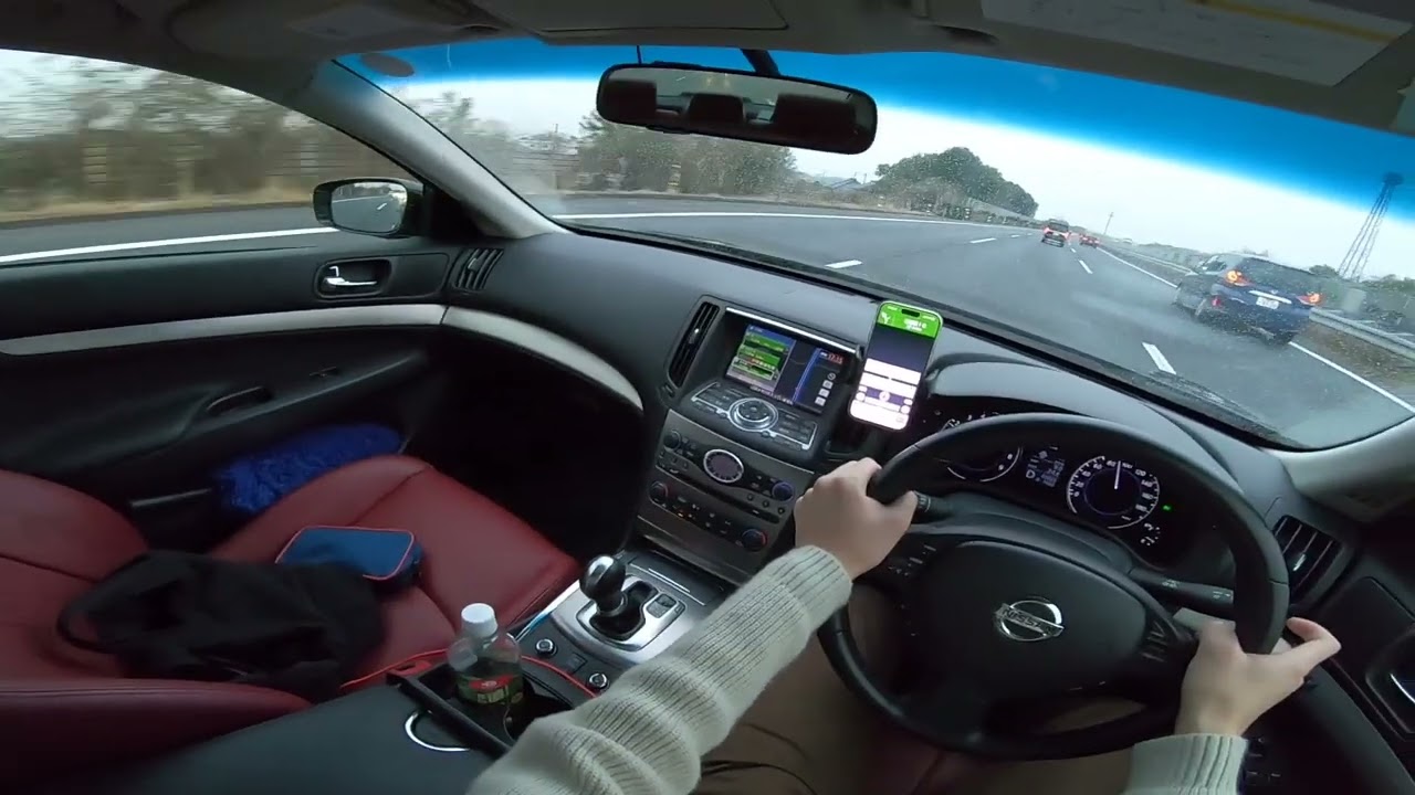 【POV】V36スカイライン（250GT）で高速道路＋少し市街地を走る