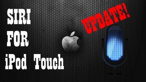 Fully Ported SIRI for iPod Touch UPDATE #2