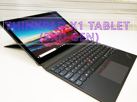 Lenovo ThinkPad X1 Tablet (3rd Gen) Unboxing Teardown