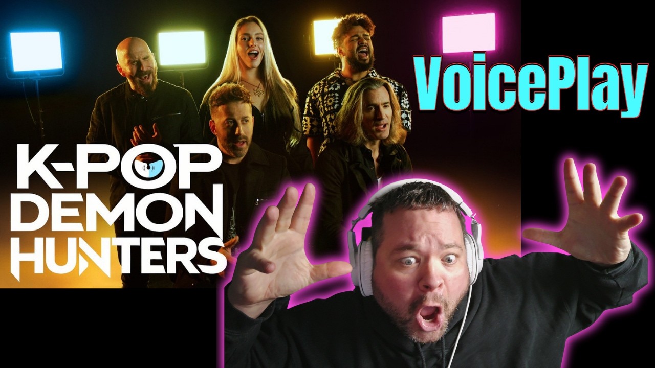 VoicePlay - K-Pop Demon Hunters - MEDLEY ft. Grace Kinstler (acapella) REACTION!!