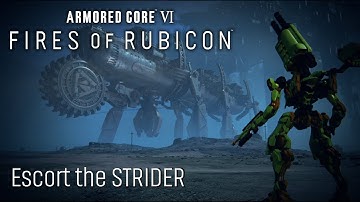 AC6 | Escort the STRIDER | Raven vs C-Weapons, No Commentary