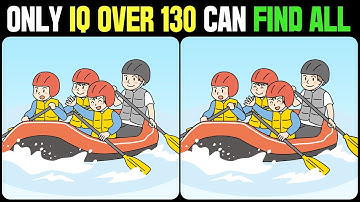 Find The Difference!  Only Genius Find Differences【Spot The Difference #5】