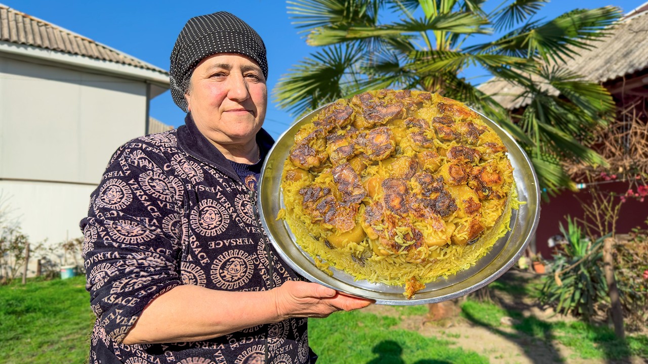 Peaceful Rural Simple Village Life - Grandma Cooking Traditional Recipes