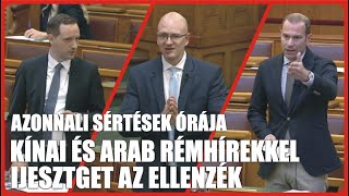 Az ellenzéknek már a barna is zöld. Azonnali kérdések órája a parlamentben.  2024.04.15