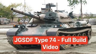 Tamiya/Asuka Model J.G.S.D.F. Type 74 Tank in 1/35 Scale | Full Build Video