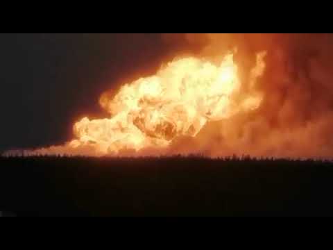 Пожар на месторождении ООО "Газпром добыча Уренгой"