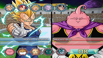 Team Majin Vegeta VS Team Majin Buu (COM VS COM) - Dragon Ball Z Budokai Tenkaichi 4