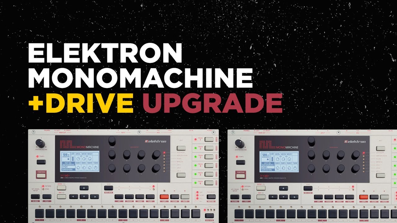 Simple Monomachine Computer Elektron Monomachine +Drive function upgrade - И.З.С. №58 - YouTube