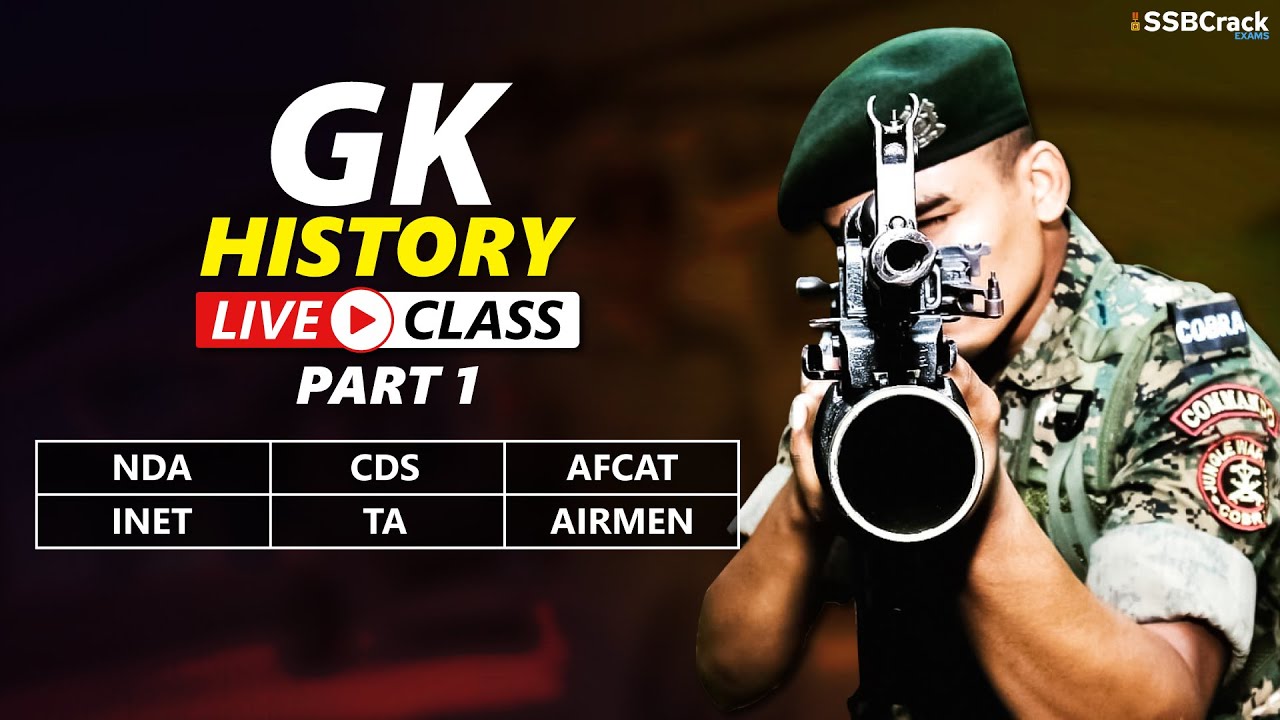 GK Live Class | History - Ancient History Concepts | Part 1 | 15 June 2021