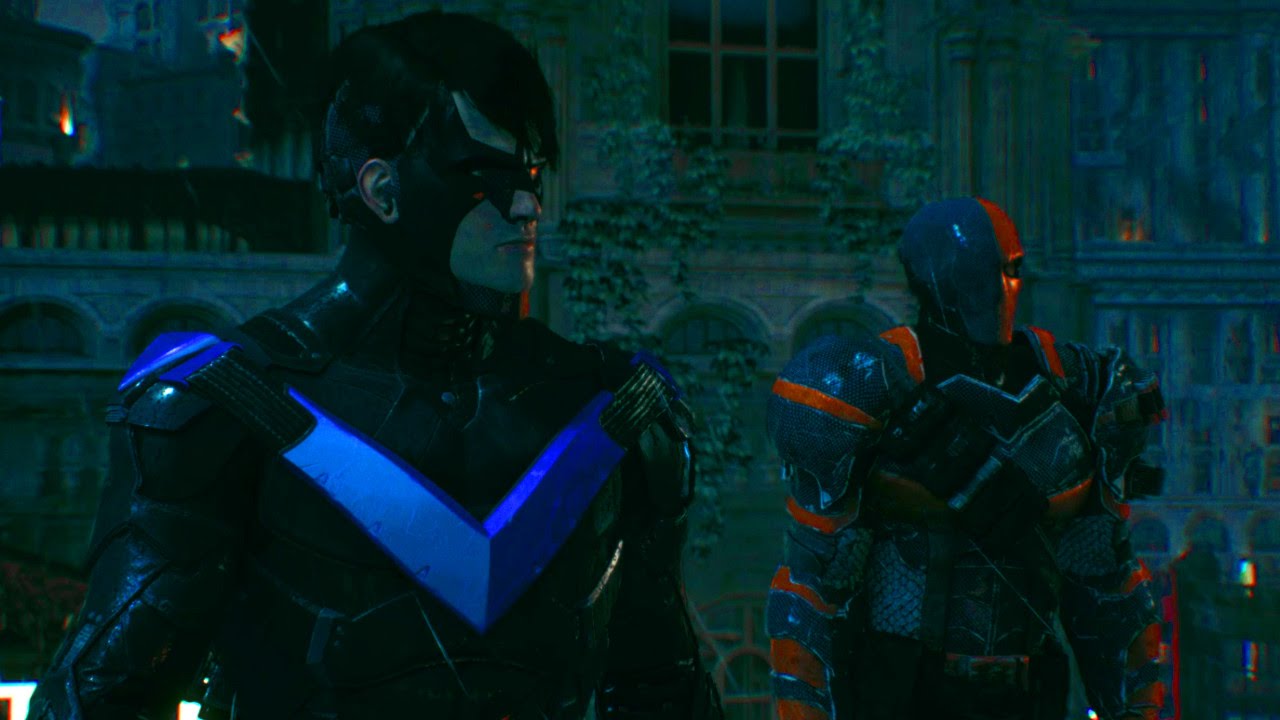 Batman Arkham Knight: Deathstroke Nightwing Dual Play Mod! - YouTube