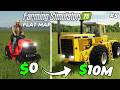 I spent 1000 days on the Flat Map with $0! - Farming Simulator 25