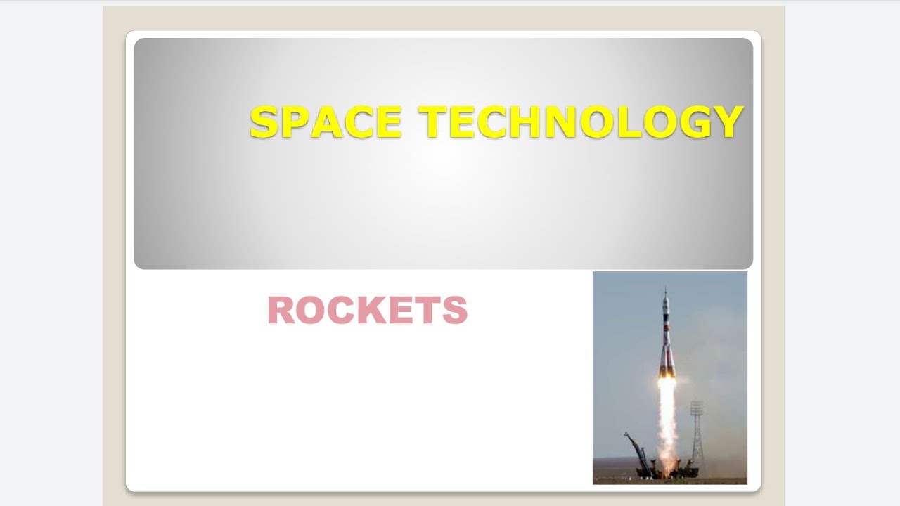 Science and technology rocket