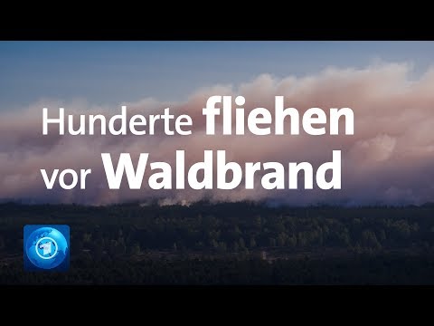 Katastrophenalarm in Mecklenburg-Vorpommern: Waldbrand bedroht Dörfer