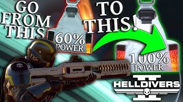 Use this Railgun trick for MORE DAMAGE in 𝐇𝐞𝐥𝐥𝐝𝐢𝐯𝐞𝐫𝐬 𝟐