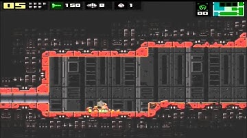 AM2R Demo 1.41 - Escaping the Power Cell explosion with OoB