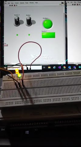 LabVIEW LED on off - YouTube