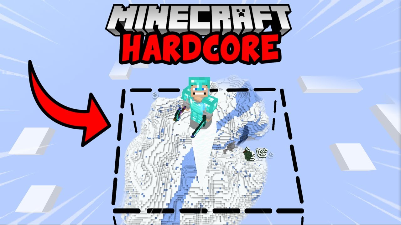 I Survived 100 Days on a FROZEN MOUNTAIN in Minecraft Hardcore
