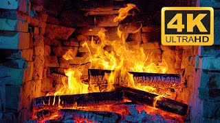 3 Hours Of Relaxing Fireplace & Crackling Fire Sounds 🔥🔥 4K Ultra Hd Fireplace With Burning Logs