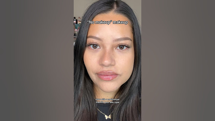 “No makeup” makeup for acne!