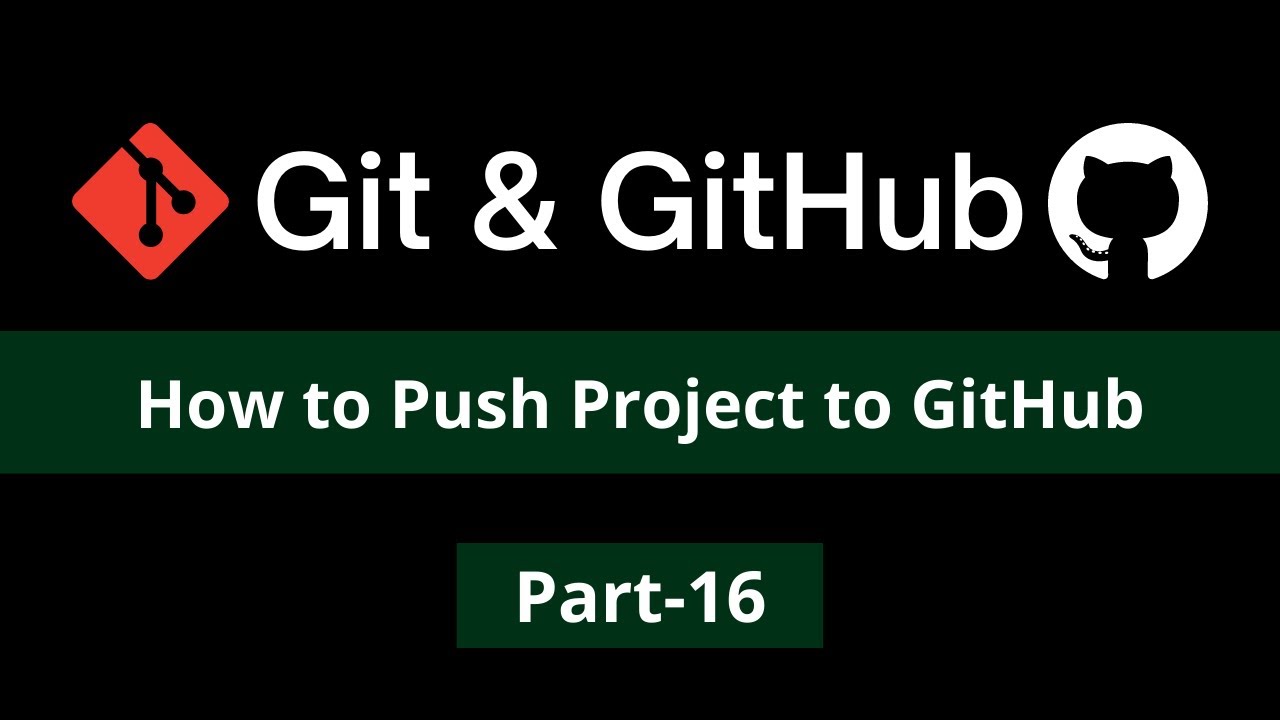 how to push project to github with vscode -git & github tutorial - YouTube