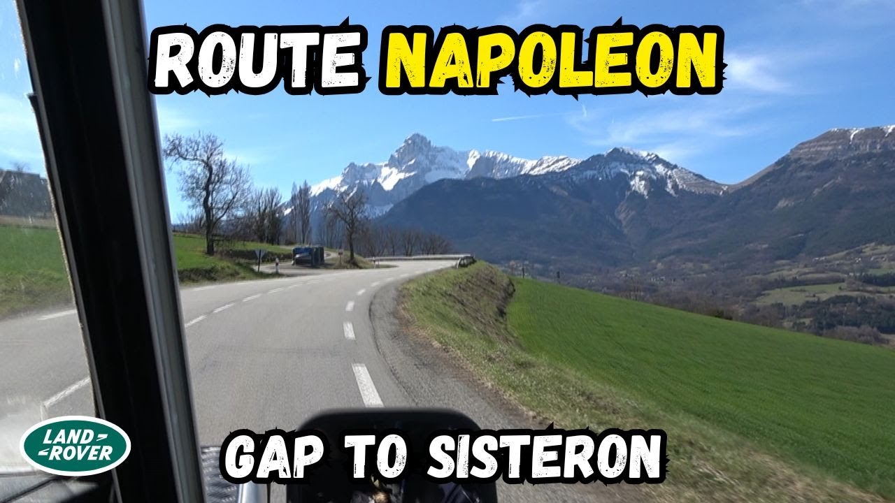 Blue Skies on the Route Napoleon - GAP to SISTERON, France