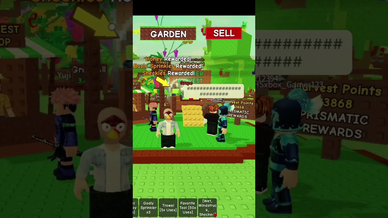 33 000 Points In GROW A GARDEN Summer Harvest Roblox Growagarden