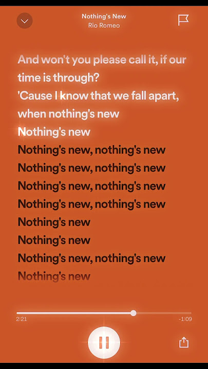 Nothing’s New Sped Up • Rio Romeo