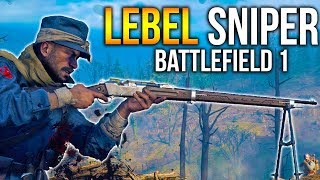 BATTLEFIELD 1 LEBEL SNIPER = BEST ALL ROUND RIFLE BF1 Best Scout Weapon screenshot 5