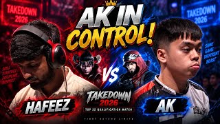 AK Played Like His Own Game! AK vs Hafeez | Top 32 Qualification | Takedown 2026 screenshot 3