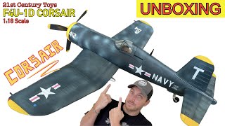 1:18 scale F4U1D CORSAIR (Unboxing by 21st Century Toys)
